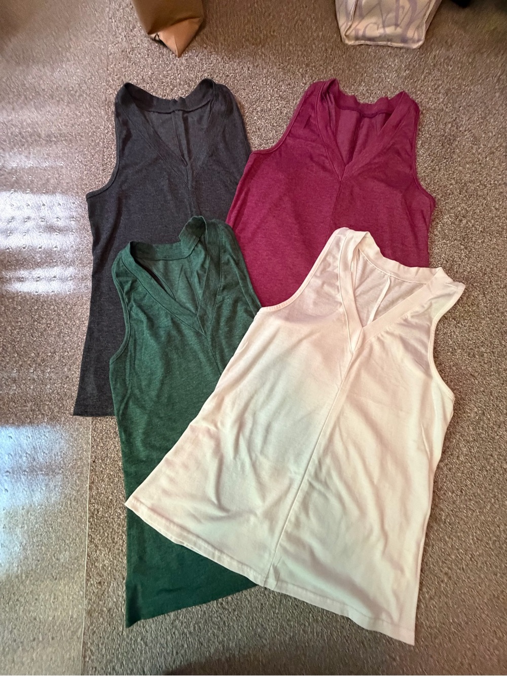 Women’s V-Neck Tank Tops- Bundle Of 4